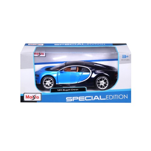 Модель машинки Maisto Bugatti Chiron 1:24 Синий 31514 met. blue