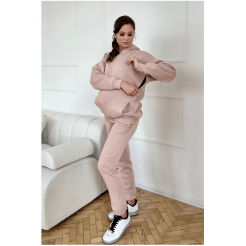 Cпортивний костюм для беременных Dianora Трикотаж на флисе Бежевый 2314(5) 0923