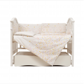 Детское постельное белье в кроватку Twins Eco Line New Розовый 6 элем 4091-E-023