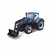 Модель машинки Bburago New Holland T7.315 Трактор с фронтальным погрузчиком Синий 18-31632