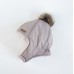 Зимняя шапка детская Magbaby Аляска 0-2 года Светло-серый 103270