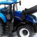 Модель машинки Bburago New Holland T7.315 Трактор с фронтальным погрузчиком Синий 18-31632