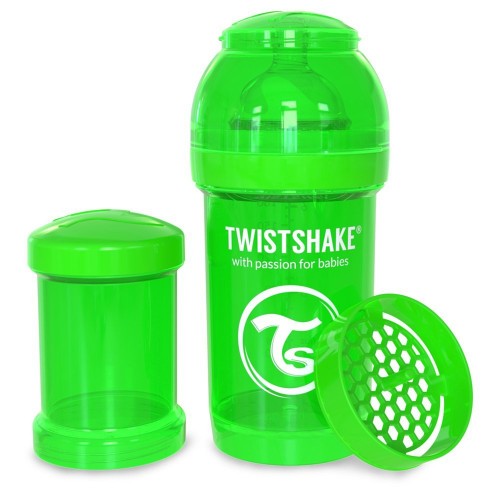 Бутылочка для кормления Twistshake 0+ мес Зеленый 180 мл 78004