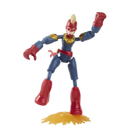 Игровая фигурка Hasbro Marvel Мстители Бенди Avn Bend And Flex Captain Marvel 15 см E7377_E7872