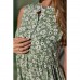 Летнее платье для беременных и кормящих Lullababe Sofia Green Зеленый LB04SF163