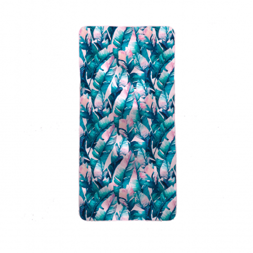 Пляжное полотенце из микрофибры Emmer 70х140 см Palm Бирюзовый/Розовый Palm70*140
