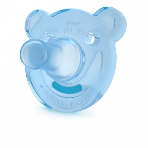 Пустышка фигурная Philips Avent SCF194/04 Soothie 3+ голубой/зеленый 2 шт 