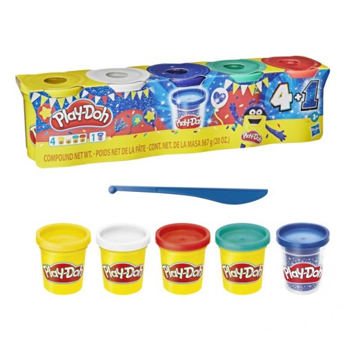 Пластилин Hasbro Play-Doh Compounds 5 шт F1848