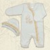 Набор одежды для новорожденных BetiS Равлик 0 - 3 мес Интерлок Молочный/Золотой 27077646