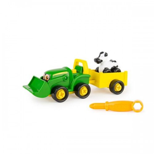 Конструктор  John Deere Kids Трактор с ковшом и прицепом 47209