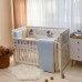 Детское постельное белье и бортики в кроватку Маленькая Соня  Art Design  Baby Teddy голубой Голубой/Бежевый 0239107