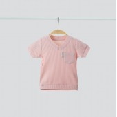 Детская футболка Magbaby Strip от 6 мес до 2 лет Пудровый 104651
