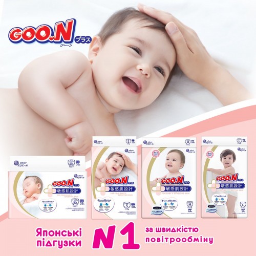 Подгузники для новорожденных GOO.N Plus до 5 кг размер SS 36 шт 843333