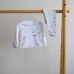 Пижама детская ELA Textile&Toys Рыбки 2 - 6 лет Интерлок Белый/Розовый/Бирюзовый PJ001FS
