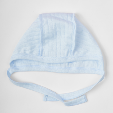 Детская шапочка для новорожденных Krako Ажур Голубой от 0 до 3 мес 4035H11