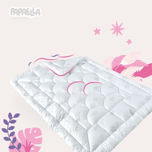 Детское одеяло Papaella Super Soft Белый 100х135 см 8-11863