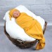 Евро пеленка кокон на липучках и шапка для новорожденных Magbaby Каспер безразмерная Горчичный 103401