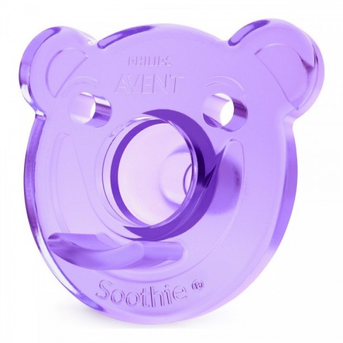 Пустышка фигурная Philips Avent SCF194/02 Soothie 0-3 мес розовый/фиолетовый 2 шт 