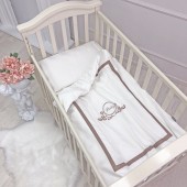 Детское постельное белье в кроватку Маленькая Соня Belissimo Коричневый 035501