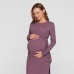 Платье для беременных Lullababe Baku Баклажановый