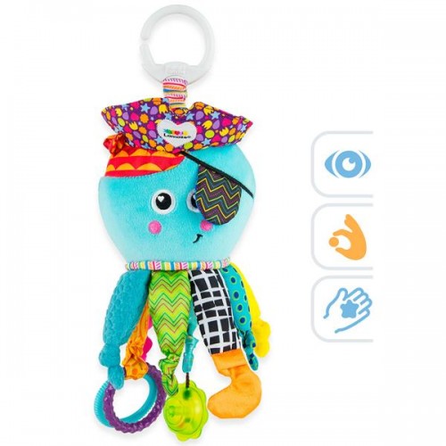 Детская игрушка на коляску Lamaze Кальмар с прорезывателем L27068