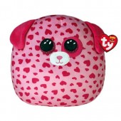 Мягкая игрушка TY Squish-a-Boos Розовая собака Tickle 40 см 39208