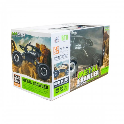 Машинка на радиоуправлении Sulong Toys Off-Road Crawler Force 1:14 Матовый черный SL-121RHMBl