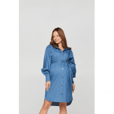 Платье для беременных и кормящих Lullababe Florence Светло-синий LB05FL161