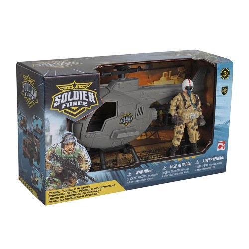 Игровой набор солдатики Chap Mei Soldier Force PATROL Helicopter 545301