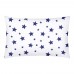 Детское постельное белье в кроватку Cosas 110х140 см Белый/Синий StarBigBlue_LineBlue_140