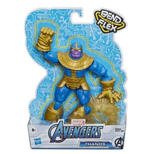 Игровая фигурка Hasbro Marvel Мстители Бенди Avn Bend And Flex Thanos 15 см E7377_E8344