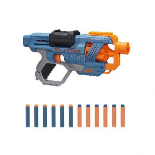 Детская игрушка бластер Hasbro Nerf Elite 2.0 Commander RD-6 E9485