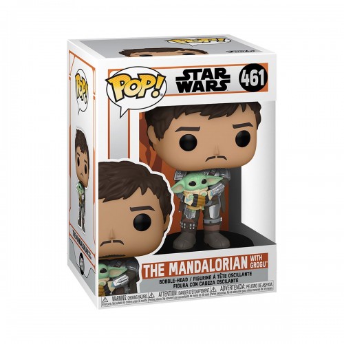 Игровая фигурка Funko POP Star Wars: Mandalorian Мандалорец с Грогу 54525