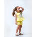 Летний костюм майка и шорты для девочки Smil Карибские каникулы Желтый 6-18 месяцев 113265