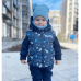 Демисезонная шапка и снуд детские Embrace Голубой от 0 до 1.5 лет shapkahomut005_0-6