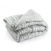 Одеяло зимнее двуспальное Руно Grey Braid 172х205 см Серый Р316.52_Grey Braid