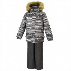 Зимний термокомплект для мальчика Huppa DANTE 1, серый
