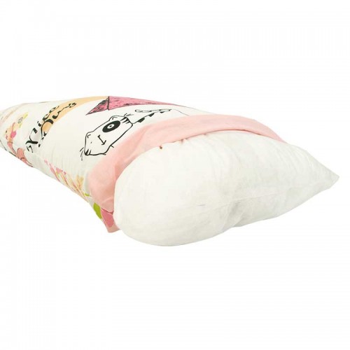 Декоративная подушка обнимашка Руно Girl 50х140 см Белый/Розовый 315.114Girl
