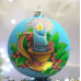 Новогодний шар на елку Santa Shop Голубая свеча Голубой 10 см 4820001106909