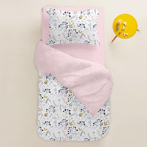 Детская наволочка на подушку Cosas 40х60 см Белый/Розовый/Синий BushRose_40