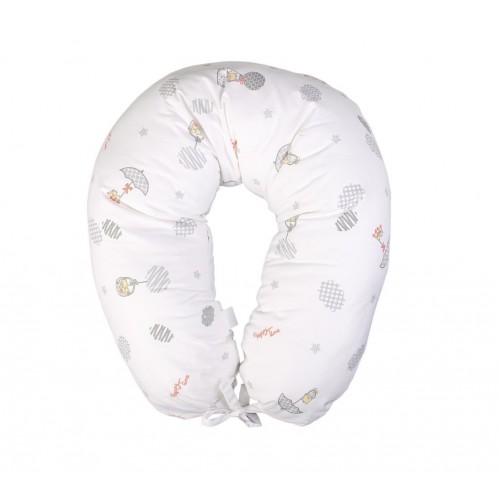 Подушка для кормления Veres Soft white-grey
