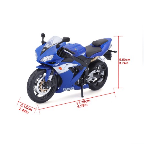 Модель мотоцикла Maisto Yamaha YZF-R1 1:12 Синий 31101-17