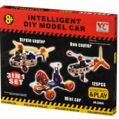 Металлический конструктор Same Toy Inteligent DIY Model Car 3 в 1 58041Ut