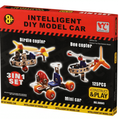 Металлический конструктор Same Toy Inteligent DIY Model Car 3 в 1 58041Ut