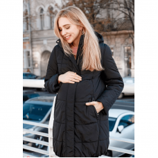 Зимняя куртка для беременных Юла Мама Jena Черный OW-46.091