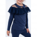 Детская блузка для девочки Vidoli от 8 до 11 лет Синий G-20919W_синий