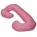 Подушка для беременных модель С Мои Подушки, наволочка трикотаж розовый