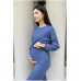 Костюм для беременных Dianora Ангора-рубчик Голубой 2312(2184) 1108