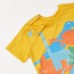 Костюм футболка и шорты для мальчика ЛяЛя 6 - 24 мес Кулир/Лакоста Горчичный К3КЛ014_2-307
