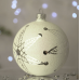 Новогодний шар на елку Santa Shop Сахарная Снежинка Молочный 10 см 7806723209217